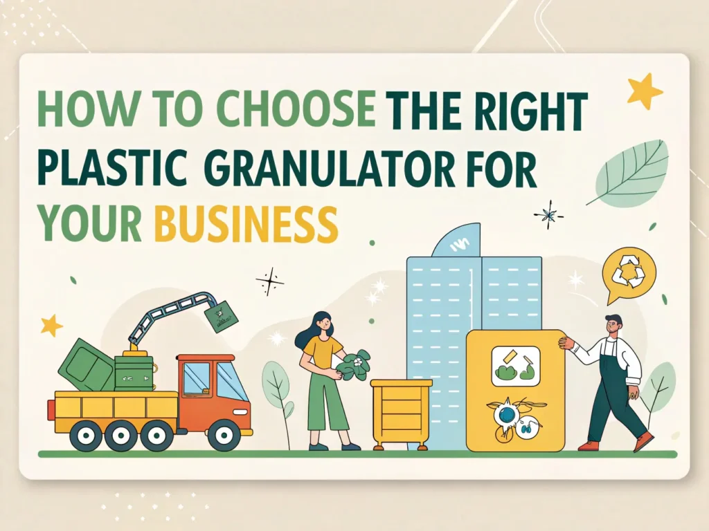 How to Choose the Right Plastic Granulator for Your Business: An Extensive Guide