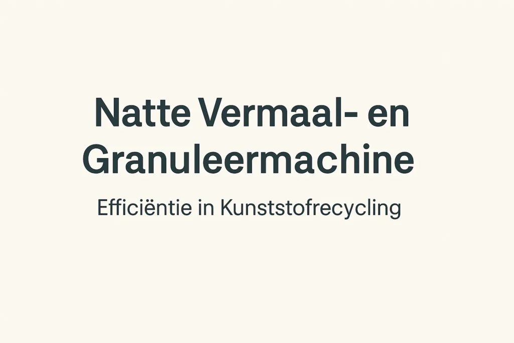 What is a wet grinding and granulating machine