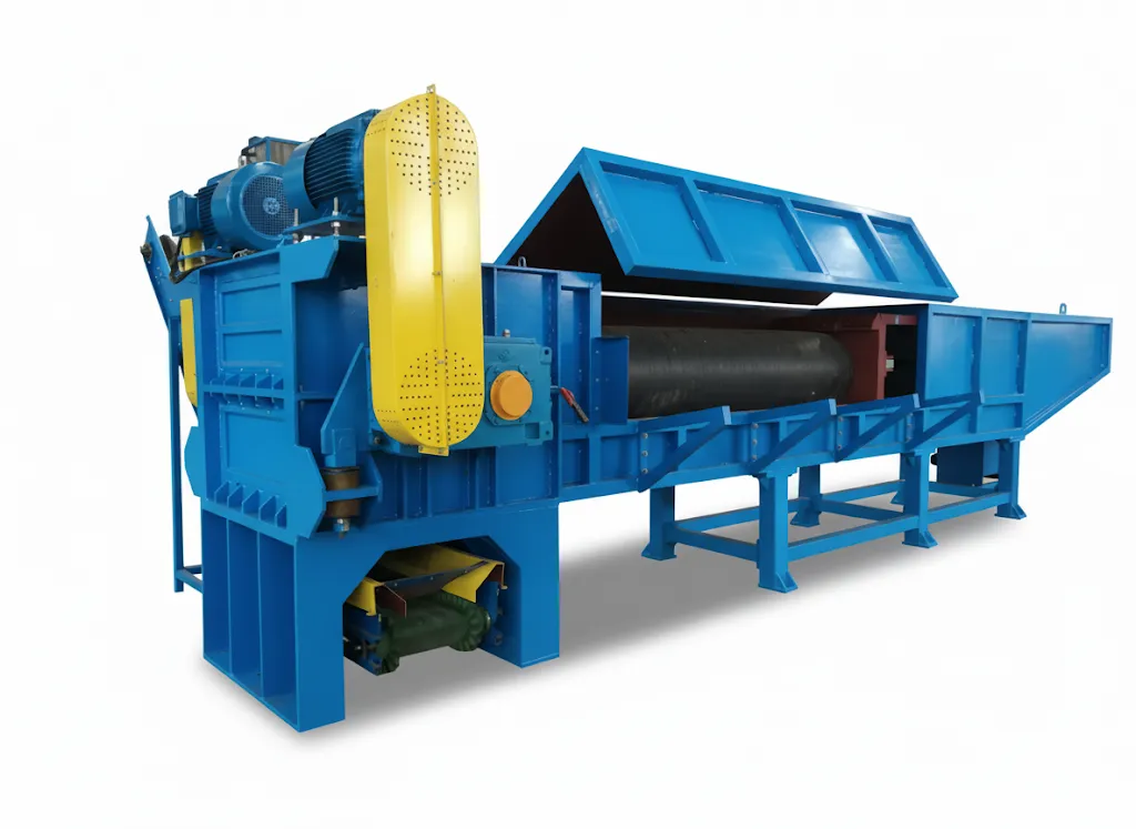 Horizontale buisversnipperaar verwerkt HDPE-buizen